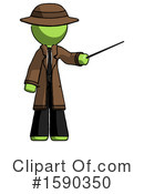 Green Design Mascot Clipart #1590350 by Leo Blanchette