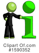 Green Design Mascot Clipart #1590352 by Leo Blanchette