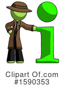 Green Design Mascot Clipart #1590353 by Leo Blanchette