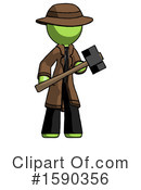 Green Design Mascot Clipart #1590356 by Leo Blanchette