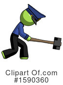 Green Design Mascot Clipart #1590360 by Leo Blanchette