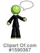 Green Design Mascot Clipart #1590367 by Leo Blanchette