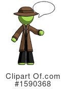 Green Design Mascot Clipart #1590368 by Leo Blanchette