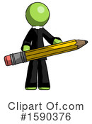 Green Design Mascot Clipart #1590376 by Leo Blanchette