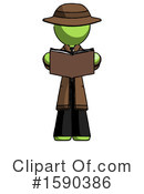 Green Design Mascot Clipart #1590386 by Leo Blanchette