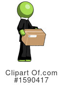 Green Design Mascot Clipart #1590417 by Leo Blanchette