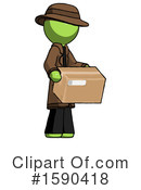Green Design Mascot Clipart #1590418 by Leo Blanchette