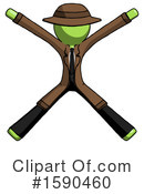 Green Design Mascot Clipart #1590460 by Leo Blanchette