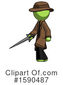 Green Design Mascot Clipart #1590487 by Leo Blanchette