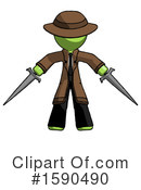 Green Design Mascot Clipart #1590490 by Leo Blanchette