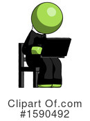 Green Design Mascot Clipart #1590492 by Leo Blanchette