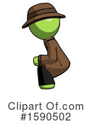 Green Design Mascot Clipart #1590502 by Leo Blanchette