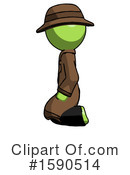Green Design Mascot Clipart #1590514 by Leo Blanchette