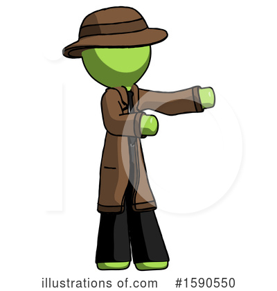 Royalty-Free (RF) Green Design Mascot Clipart Illustration by Leo Blanchette - Stock Sample #1590550