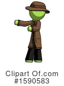 Green Design Mascot Clipart #1590583 by Leo Blanchette