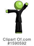Green Design Mascot Clipart #1590592 by Leo Blanchette