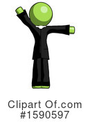 Green Design Mascot Clipart #1590597 by Leo Blanchette