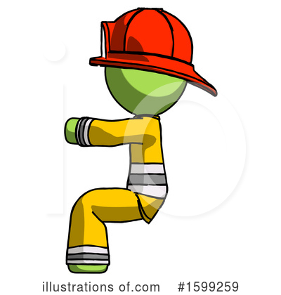 Royalty-Free (RF) Green Design Mascot Clipart Illustration by Leo Blanchette - Stock Sample #1599259