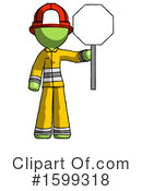 Green Design Mascot Clipart #1599318 by Leo Blanchette