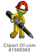 Green Design Mascot Clipart #1599363 by Leo Blanchette