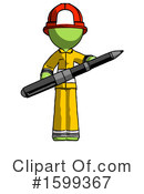 Green Design Mascot Clipart #1599367 by Leo Blanchette