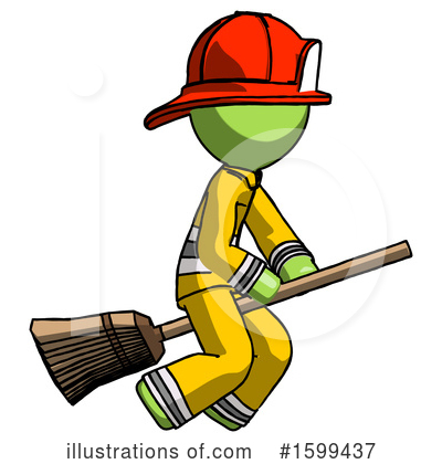 Royalty-Free (RF) Green Design Mascot Clipart Illustration by Leo Blanchette - Stock Sample #1599437
