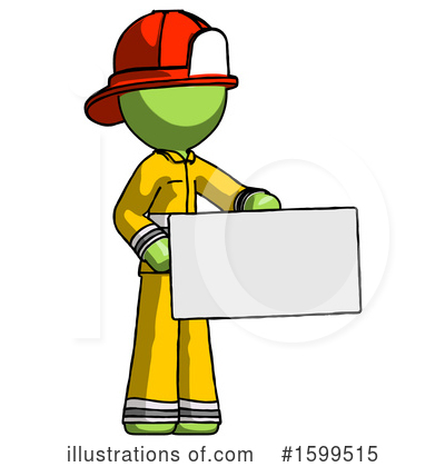 Royalty-Free (RF) Green Design Mascot Clipart Illustration by Leo Blanchette - Stock Sample #1599515