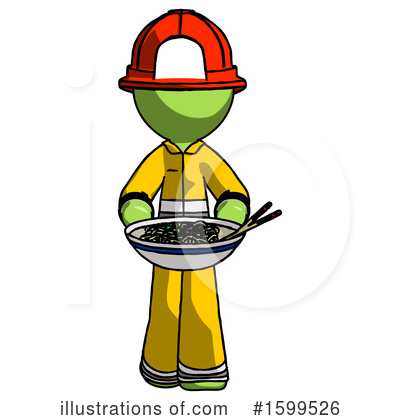Royalty-Free (RF) Green Design Mascot Clipart Illustration by Leo Blanchette - Stock Sample #1599526
