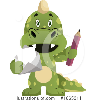 Green Dragon Clipart #1665311 by Morphart Creations