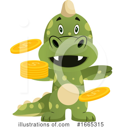 Green Dragon Clipart #1665315 by Morphart Creations