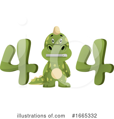 Royalty-Free (RF) Green Dragon Clipart Illustration by Morphart Creations - Stock Sample #1665332