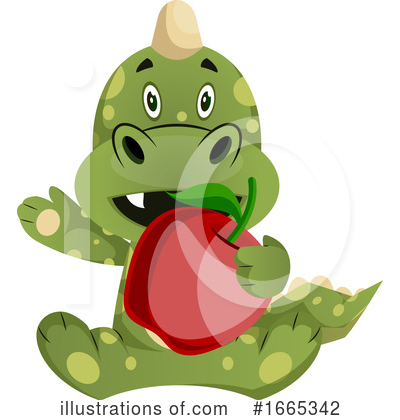 Royalty-Free (RF) Green Dragon Clipart Illustration by Morphart Creations - Stock Sample #1665342