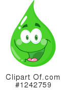 Green Droplet Clipart #1242759 by Hit Toon