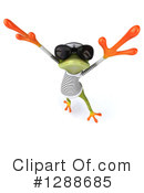 Green Frog Clipart #1288685 by Julos