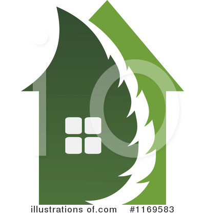 Royalty-Free (RF) Green House Clipart Illustration by Vector Tradition SM - Stock Sample #1169583