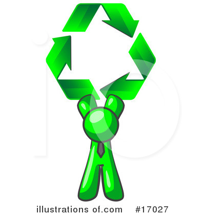 Royalty-Free (RF) Green Man Clipart Illustration by Leo Blanchette - Stock Sample #17027