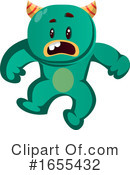 Green Monster Clipart #1655432 by Morphart Creations