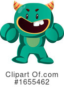 Green Monster Clipart #1655462 by Morphart Creations