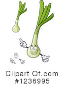 Green Onion Clipart #1236995 by Vector Tradition SM