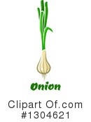 Green Onion Clipart #1304621 by Vector Tradition SM