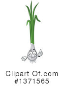 Green Onion Clipart #1371565 by Vector Tradition SM