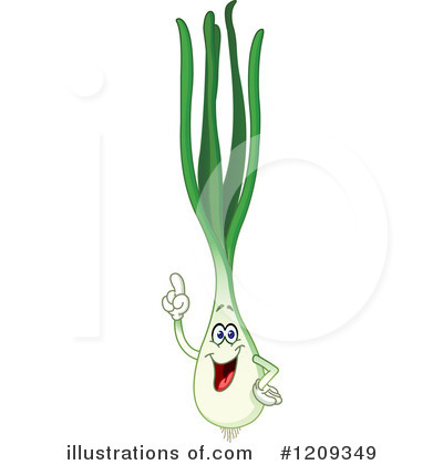 Green Onions Clipart #1209349 by yayayoyo