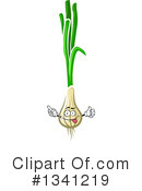 Green Onions Clipart #1341219 by Vector Tradition SM