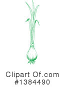 Green Onions Clipart #1384490 by Vector Tradition SM