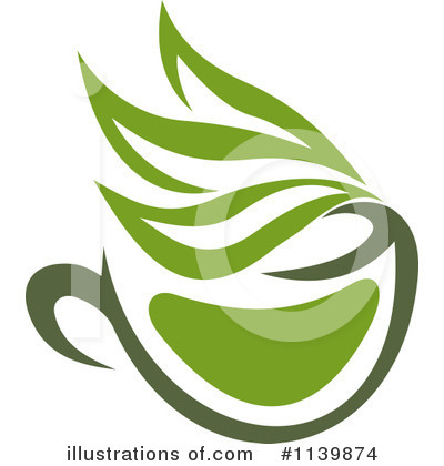 Green Tea Clipart #1139874 by Vector Tradition SM