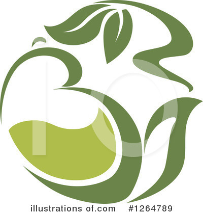 Royalty-Free (RF) Green Tea Clipart Illustration by Vector Tradition SM - Stock Sample #1264789