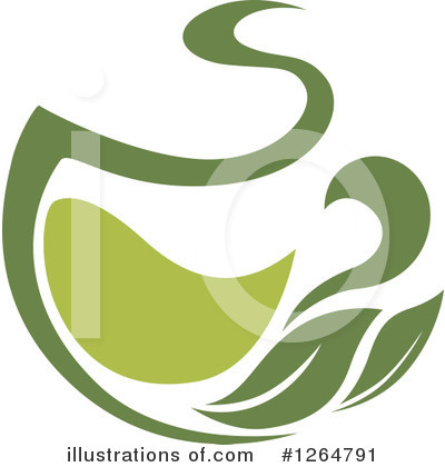 Green Tea Clipart #1264791 by Vector Tradition SM