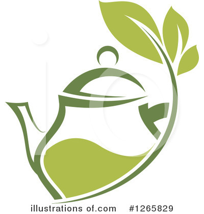 Tea Pot Clipart #1265829 by Vector Tradition SM
