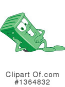 Green Trash Can Clipart #1364832 by Mascot Junction