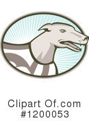 Greyhound Clipart #1200053 by patrimonio